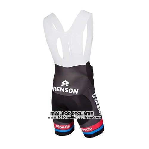 2016 Maillot Ciclismo Giant Alpecin Noir et Rouge Manches Courtes et Cuissard